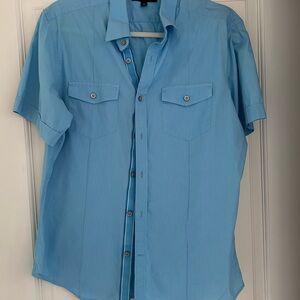 Banana Republic Blue Casual Button Down Shirt